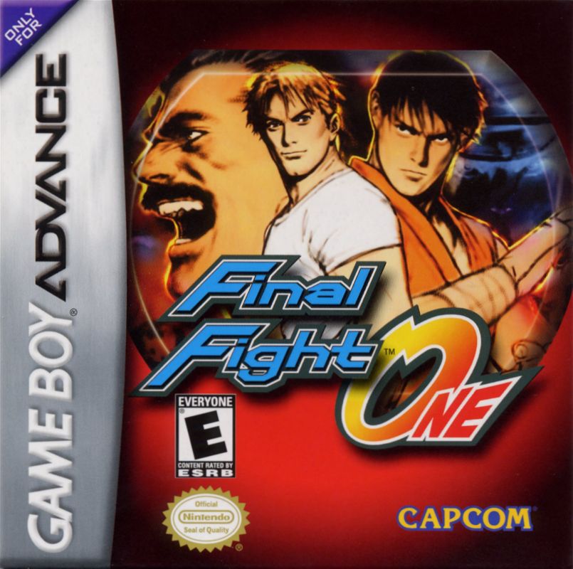 Final Fight One box art for GameBoy Advance